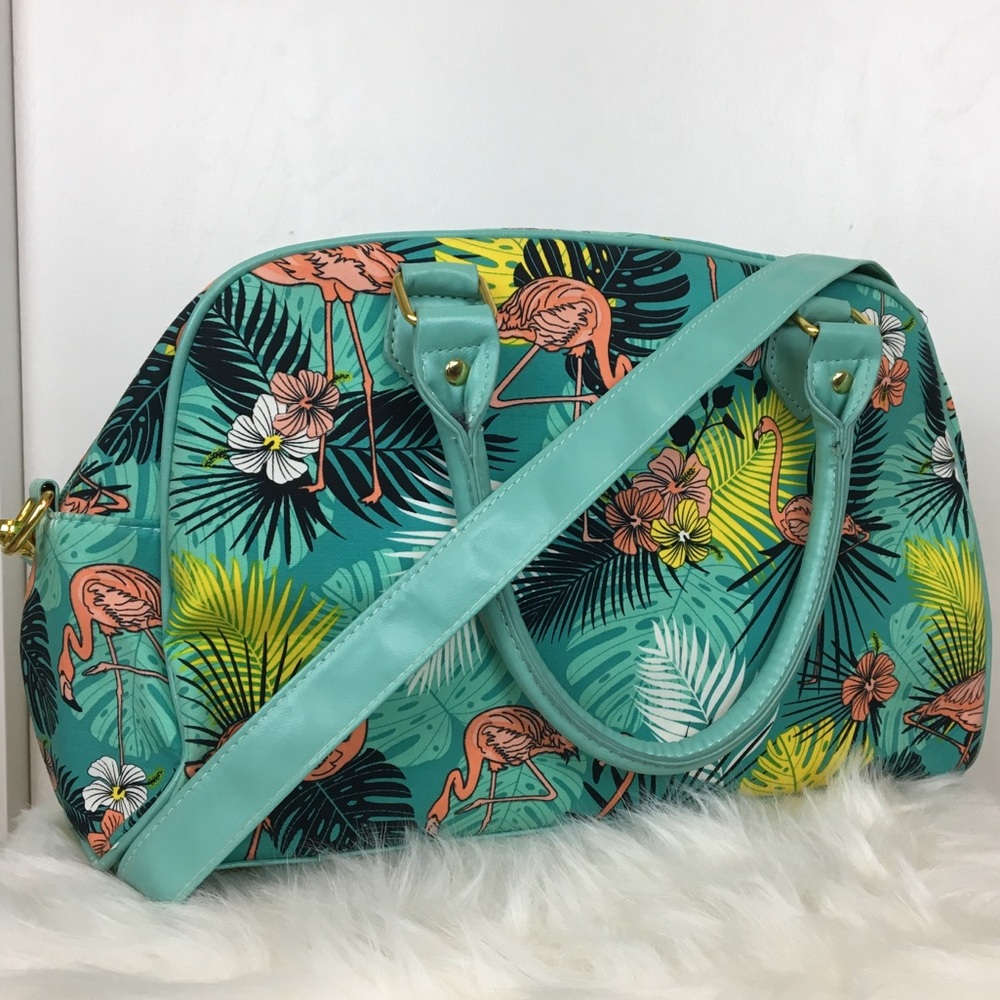 Banned Teal Flamingo Crossbody